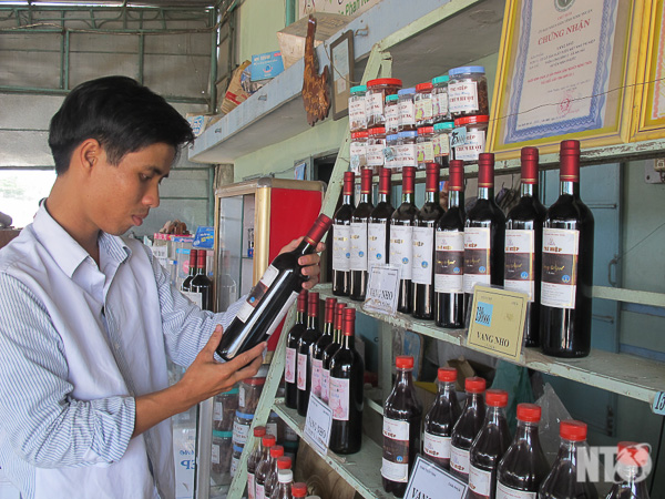 NTO - Rượu, mật nho Phan Rang từ truyền thống đến khẳng định thương hiệu đặc sản